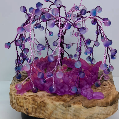 Sleeping Crystal Dragon - Purple Glow