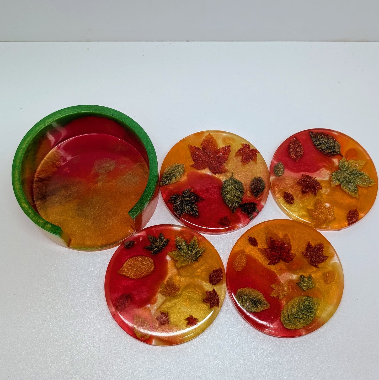 Coaster Set - Fall Leaves